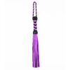 love in leather WHI013 purple braided suede flogger.jpg